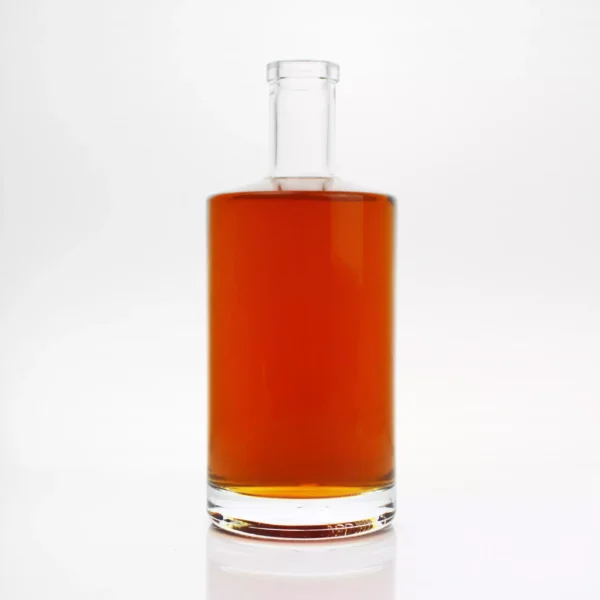 750 ml Jersey Glass Bottle Liquor Bottle