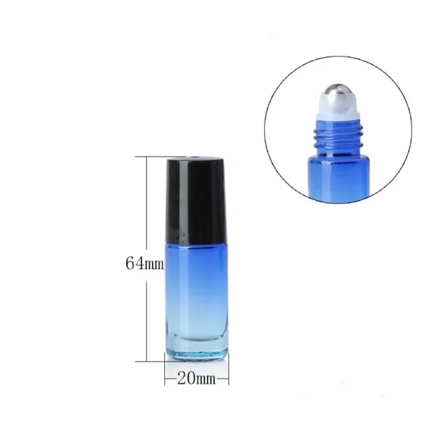 Wholesale 5ml Gradual Color Change Perfume Bottles - Glass Essential Oil Bottle - Image 3