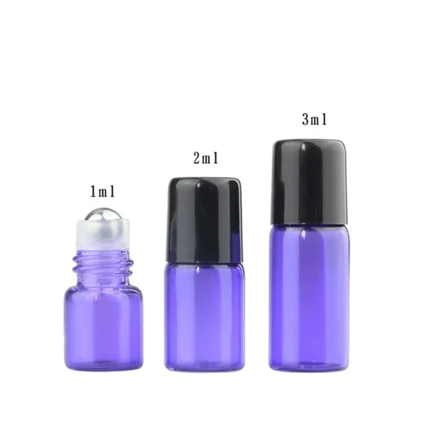 1ml 2ml 3ml Glass Perfume Bottle Essential Oil Roll-On Bottles - Image 3