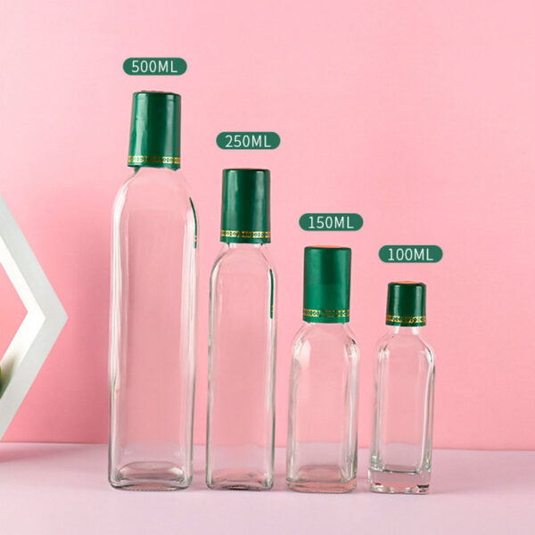 olive oil glass bottle
