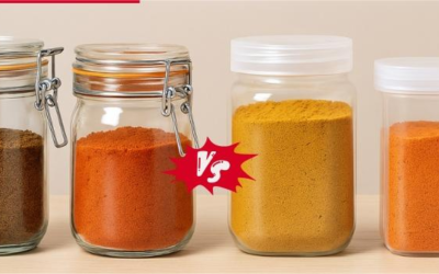 why glass jars better than plastic jars for spices?