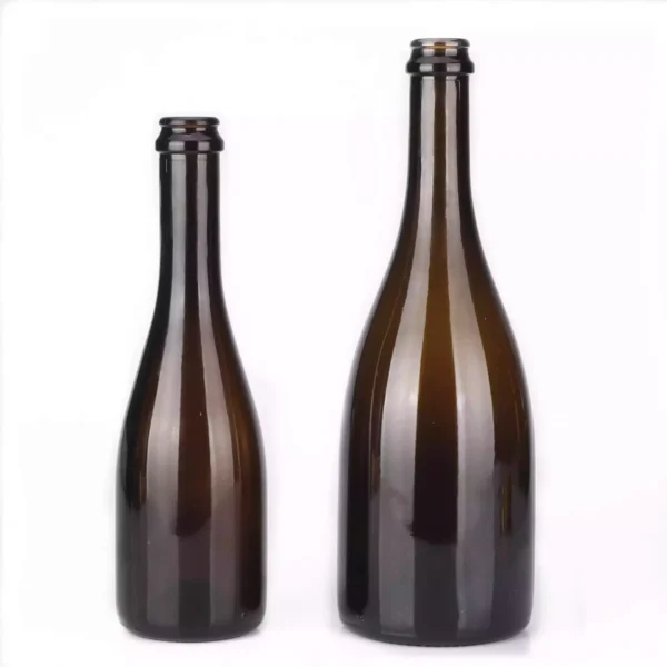 375ml & 750ml Premium Dark Glass Champagne Bottles - Image 2