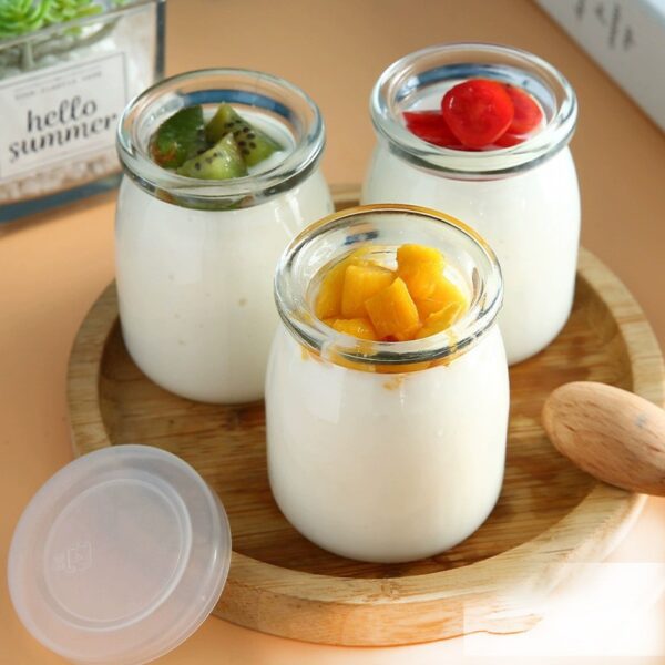 glass milk bottle