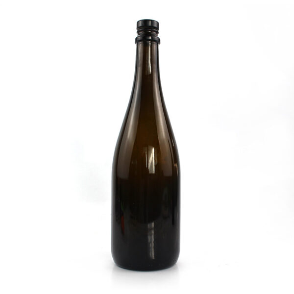 glass champagne bottles
