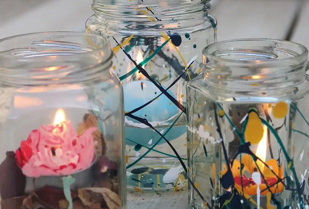 How to Paint Empty Glass Jars?