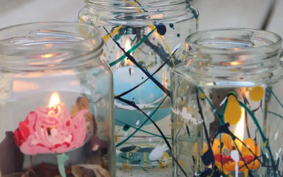 How to Paint Empty Glass Jars?