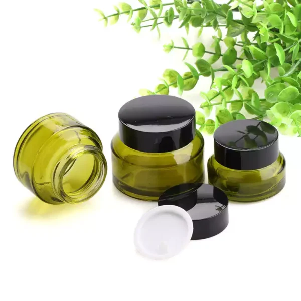 glass cream jars