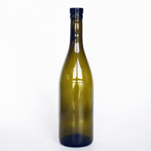 glass champagne bottle