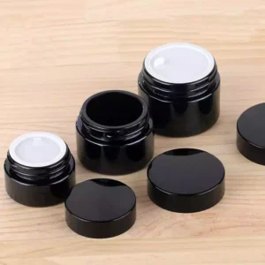 glass cream jar