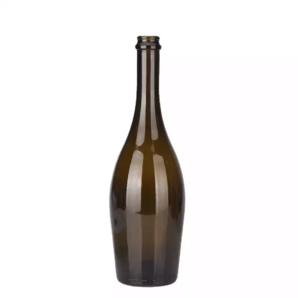 glass champagne bottles