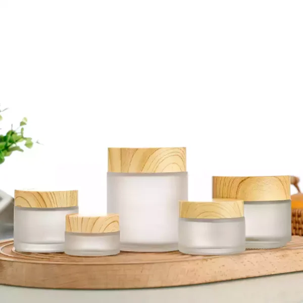glass cream jars