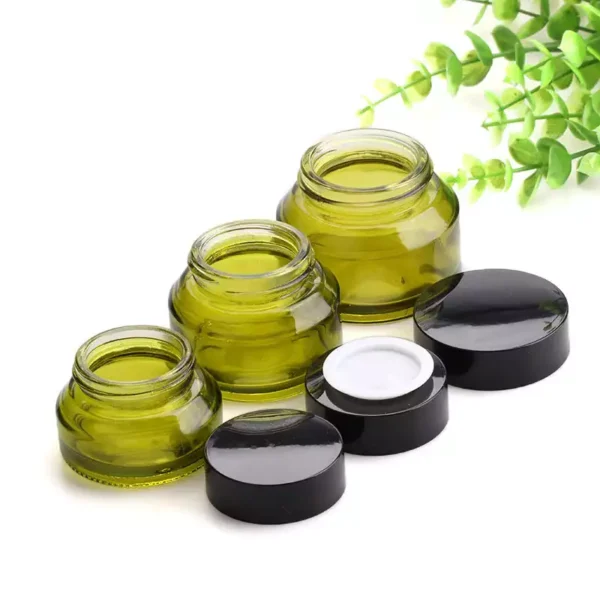 glass cream jars