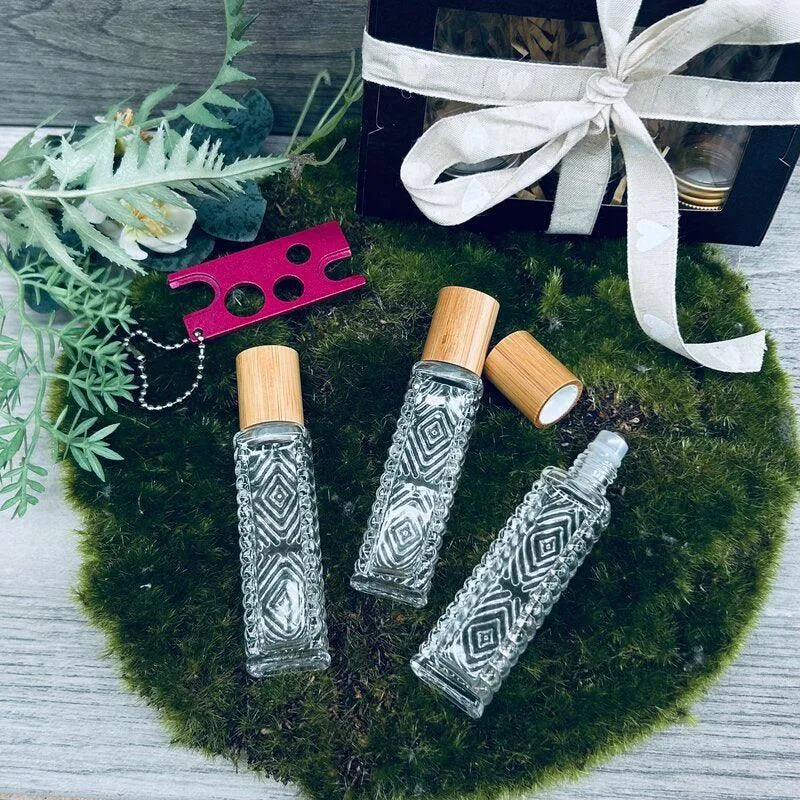glass roller bottles
