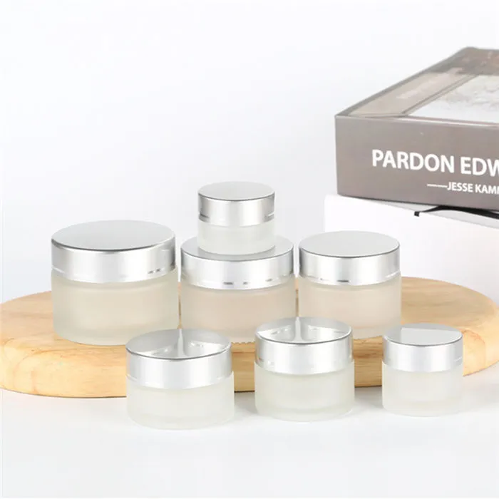 glass cream jars