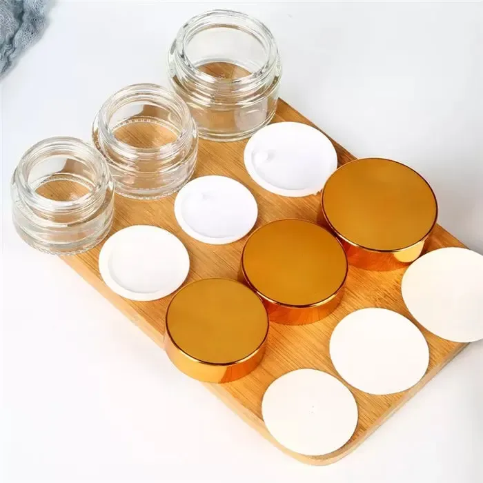 glass cream jars