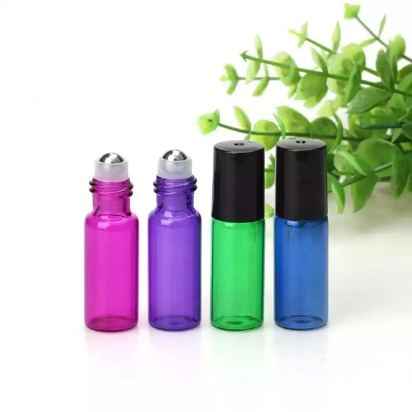 5ml Colored Glass Roller Bottle - Image 2
