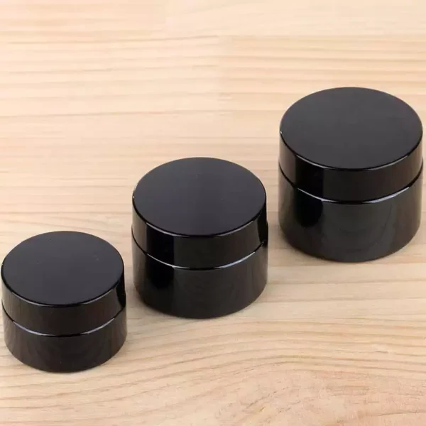 glass cream jars