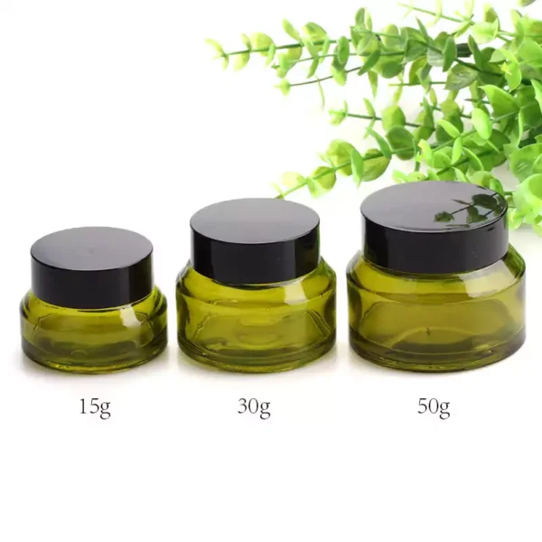 glass cream jars