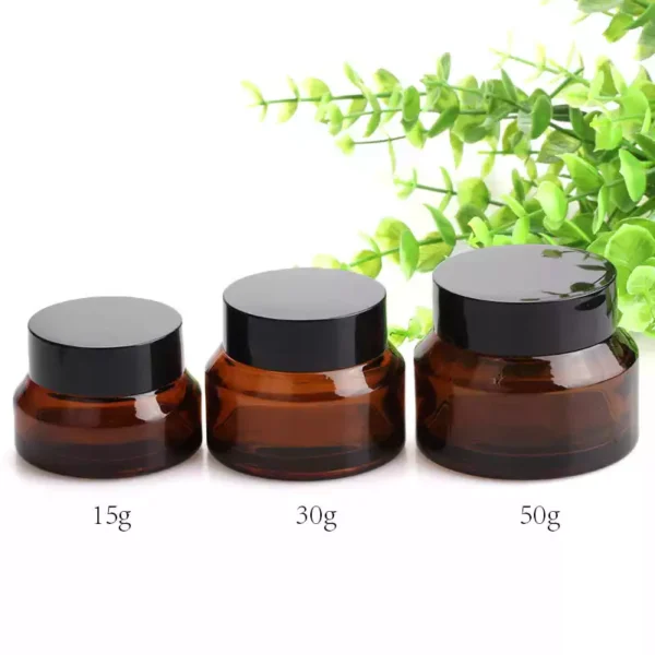 glass cream jars