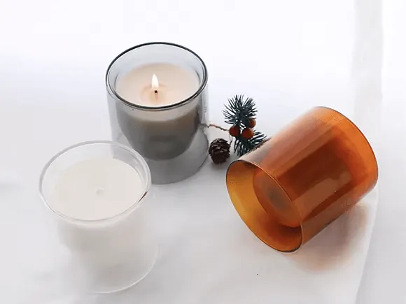 Colored Glass Candle Jars Wholesale