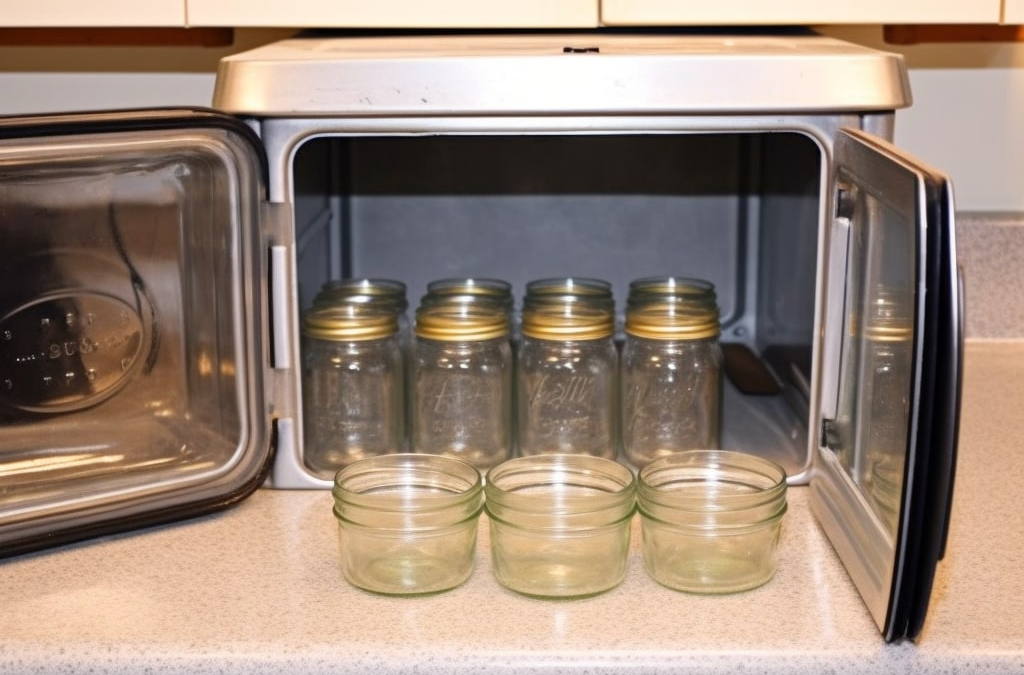 Can you put the glass jar in the microwave?