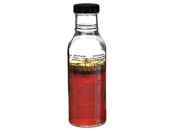 Glass Salad Dressing Bottle