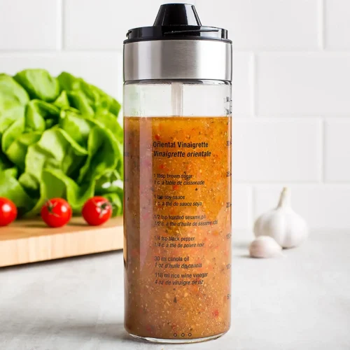 Glass Salad Dressing Bottles