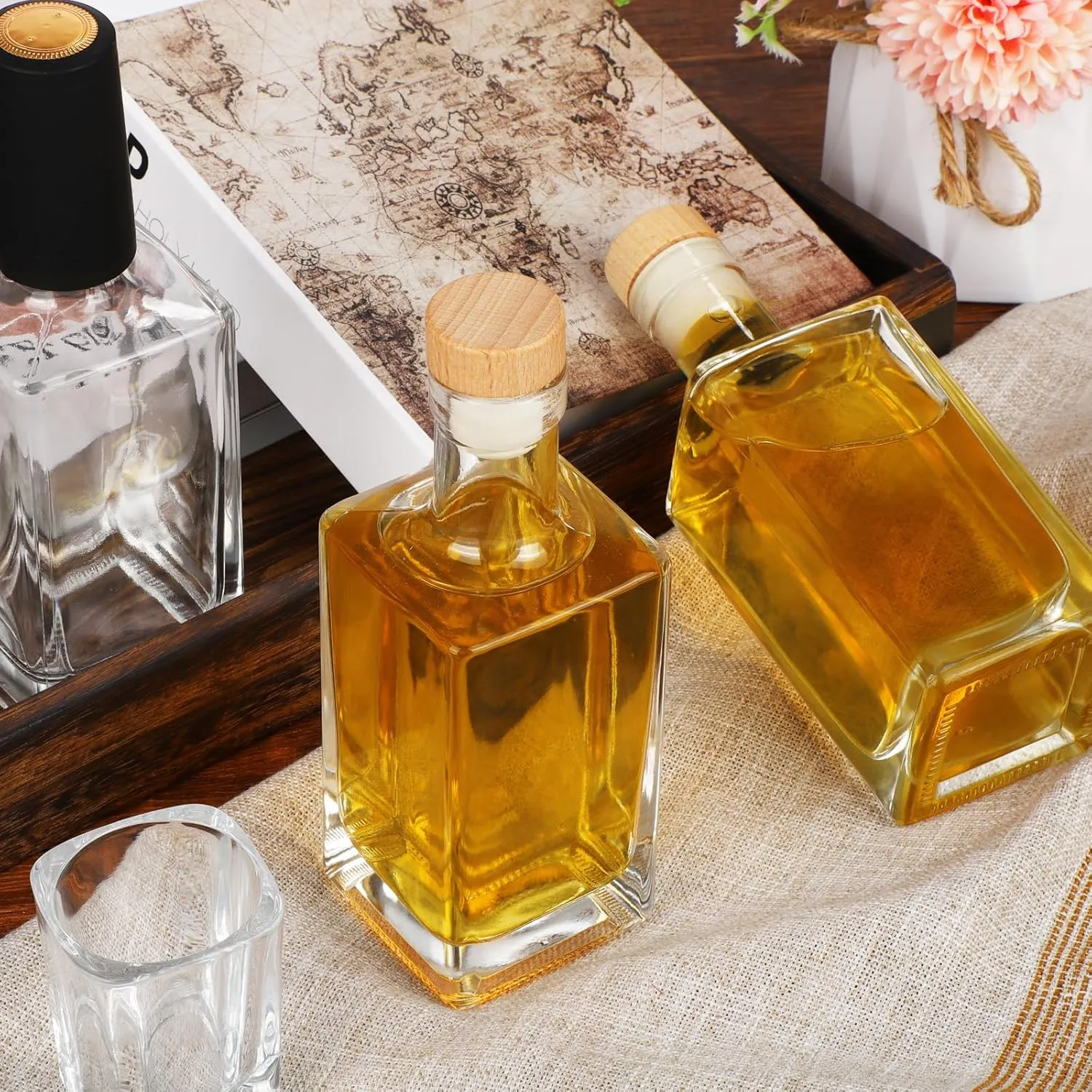Glass Brandy Bottles