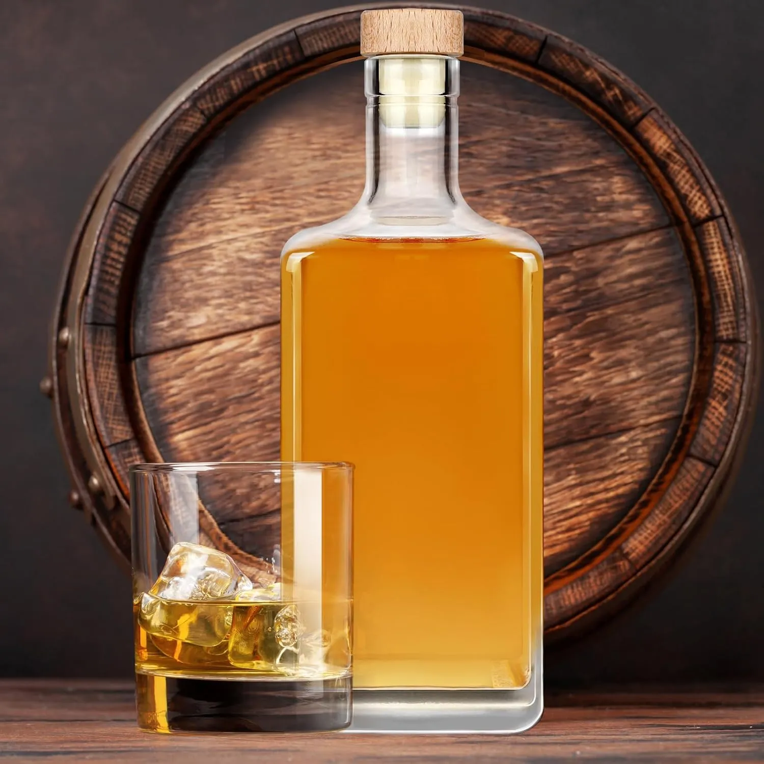 Glass Brandy Bottles