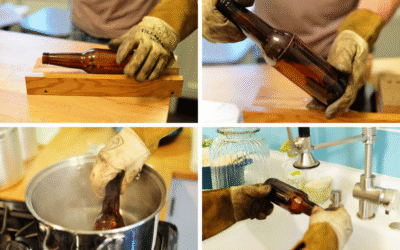 How to cut a glass bottle?