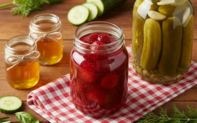 How to choose the appropriate glass jar capacity and sealing method for jam and pickles