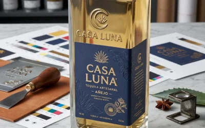 Why do tequila brands prefer square and blue glass bottles？