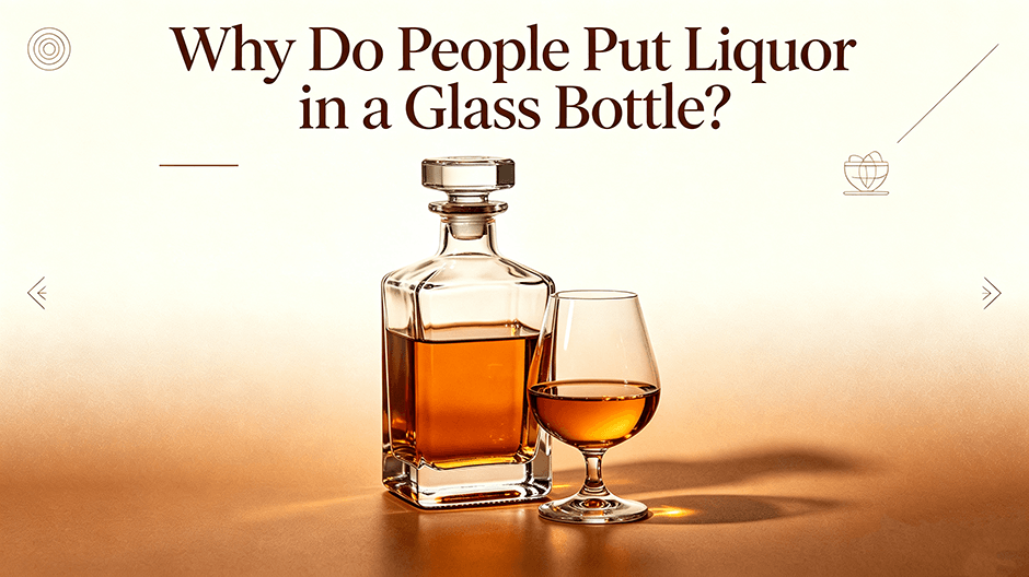 why is alcohol in glass bottles