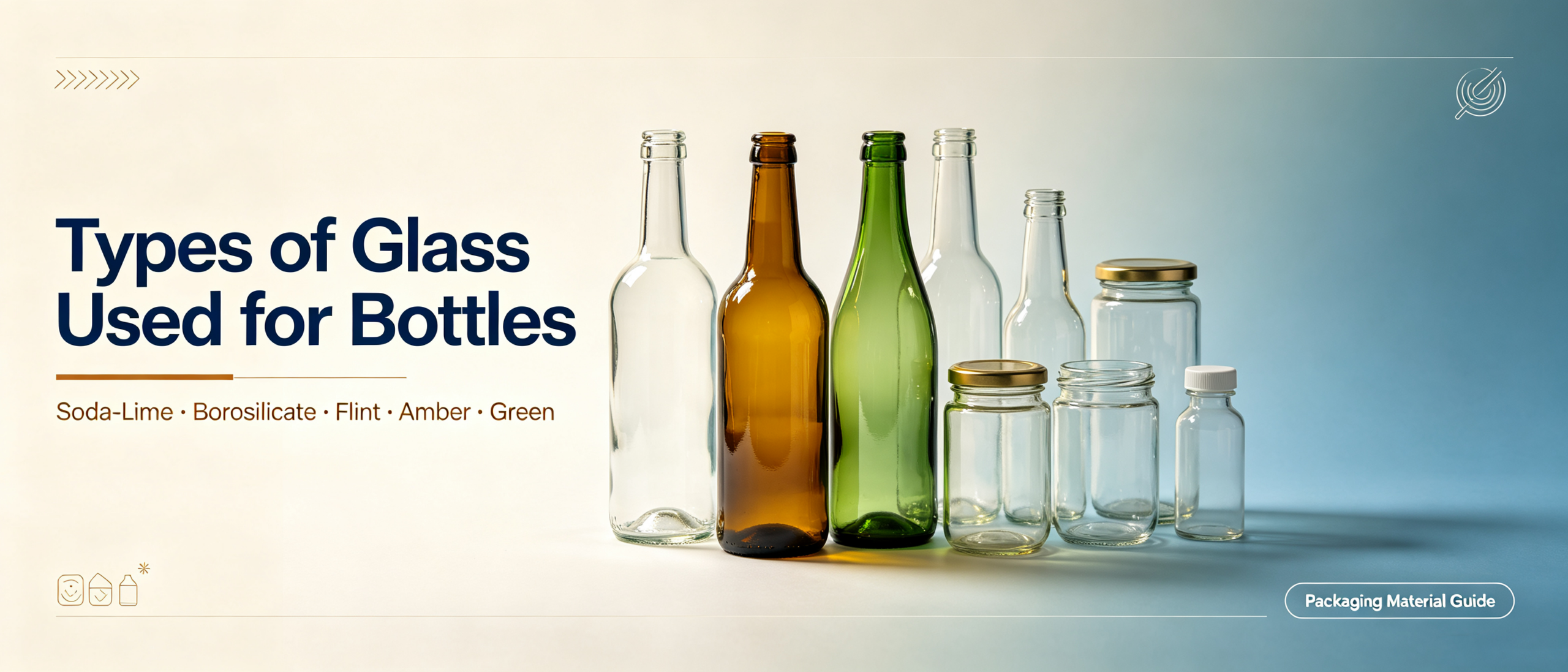 Types of Glass Used for Bottles: Soda-Lime, Borosilicate