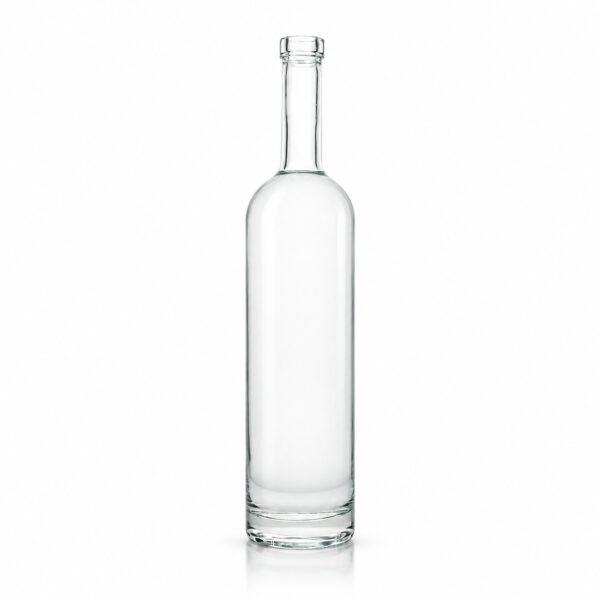 Bouteille de liqueur en verre de 750 ml avec bouchon en liège